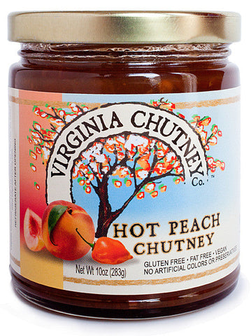 Hot Peach Chutney (10oz)