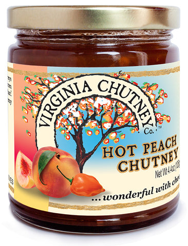 Hot Peach Chutney (4.4oz)