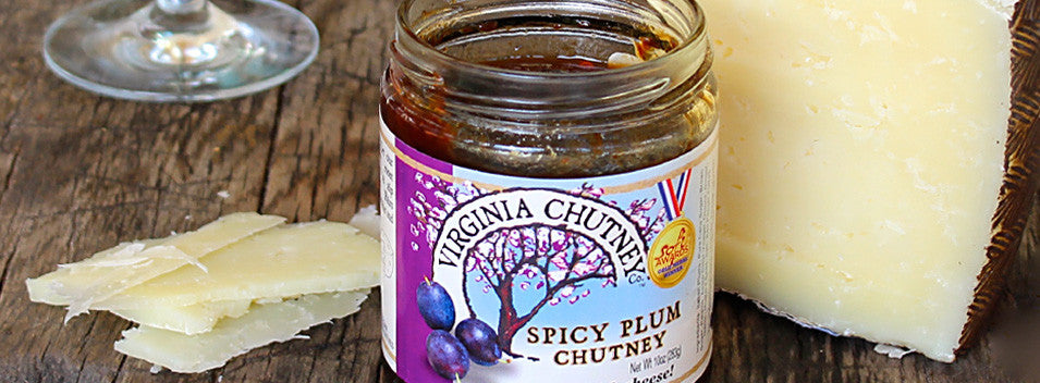 Spicy Plum Chutney and Manchego Cheese